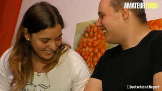 AMATEUR EURO - Sexy Ass Deutsche Emaztea Lortzen fucked Ona by Barregarriena Hubby