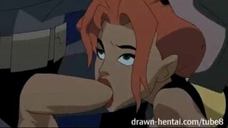 Бетмен і Жінка-Чудо трахають Жінку-Ястріб